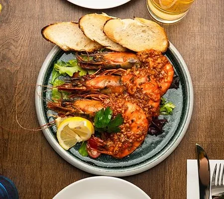 Devilled Prawns
